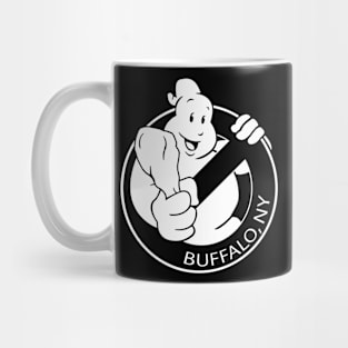 Buffalo Ghostbusters - White Imprint Mug